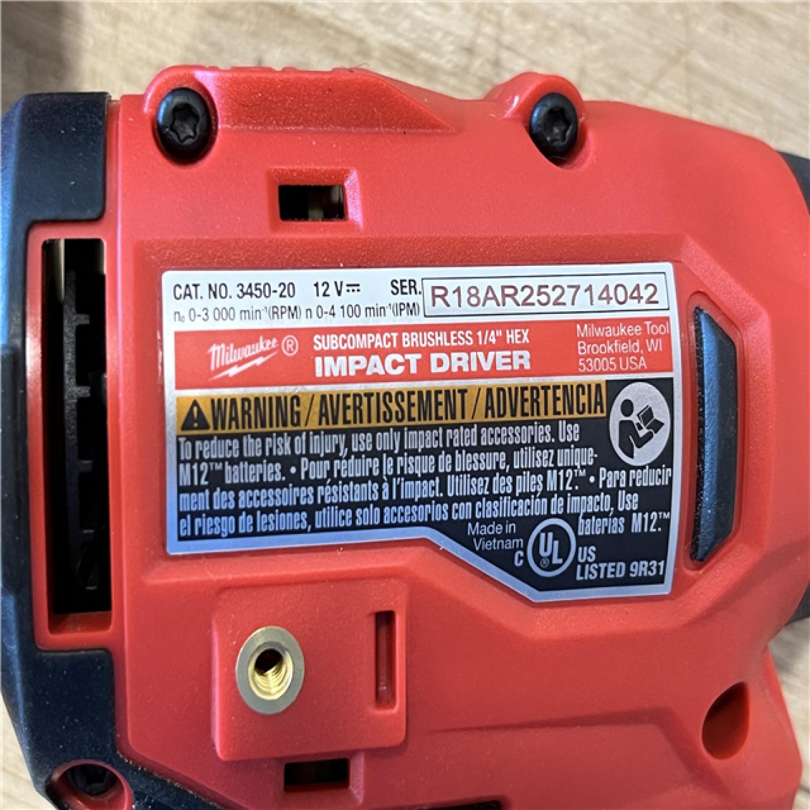 AS-IS Milwaukee 12-Volt Lithium-Ion Brushless Cordless Subcompact Drill and Impact Driver Combo Kit