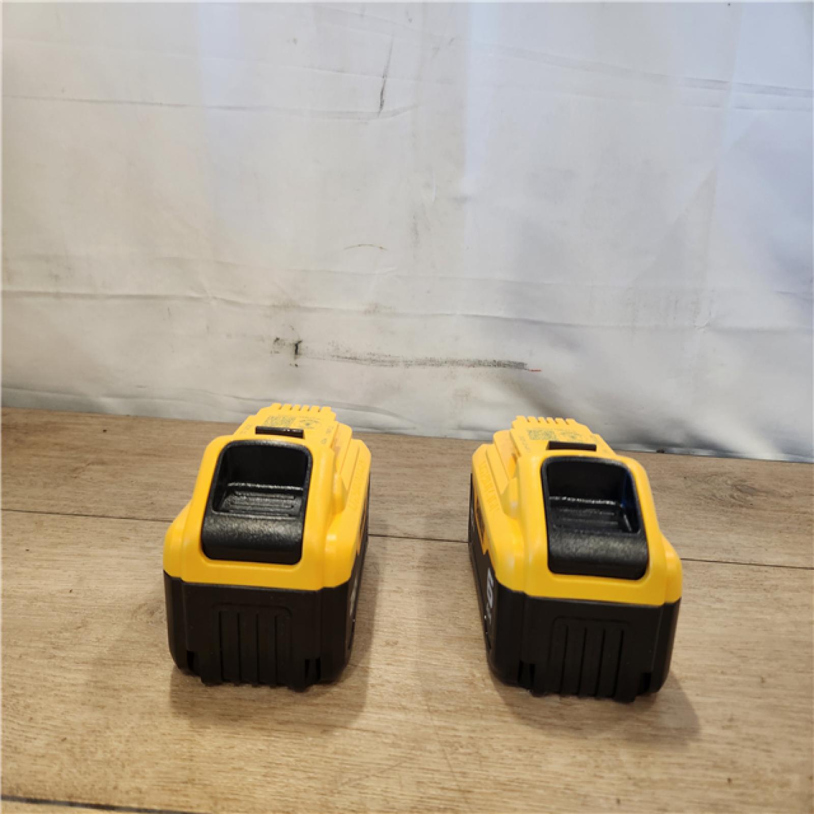 AS-IS- DEWALT FLEXVOLT 20V/60V MAX Lithium-Ion 6.0Ah Battery Pack (2 Pack)