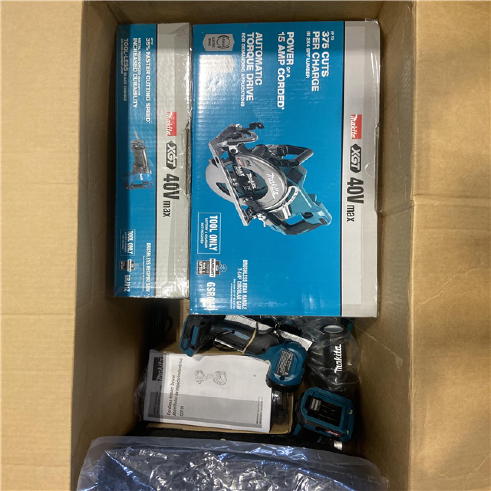 LIKE NEW! - Makita 40-Volt max XGT Brushless Cordless 5-piece Combo Kit