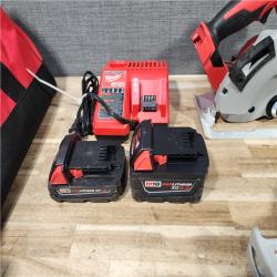 HOUSTON LOCATION - AS-IS MILWAUKEE 4 TOOL COMBO KIT W/ (2) BATTERY & CHARGER