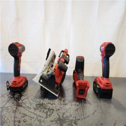 AS-IS- Milwaukee M18 4-Tool Combo Kit