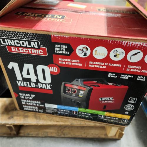 Dallas Location - As-Is Lincoln Electric Weld Pak 140 HD Wire-Feed Welder