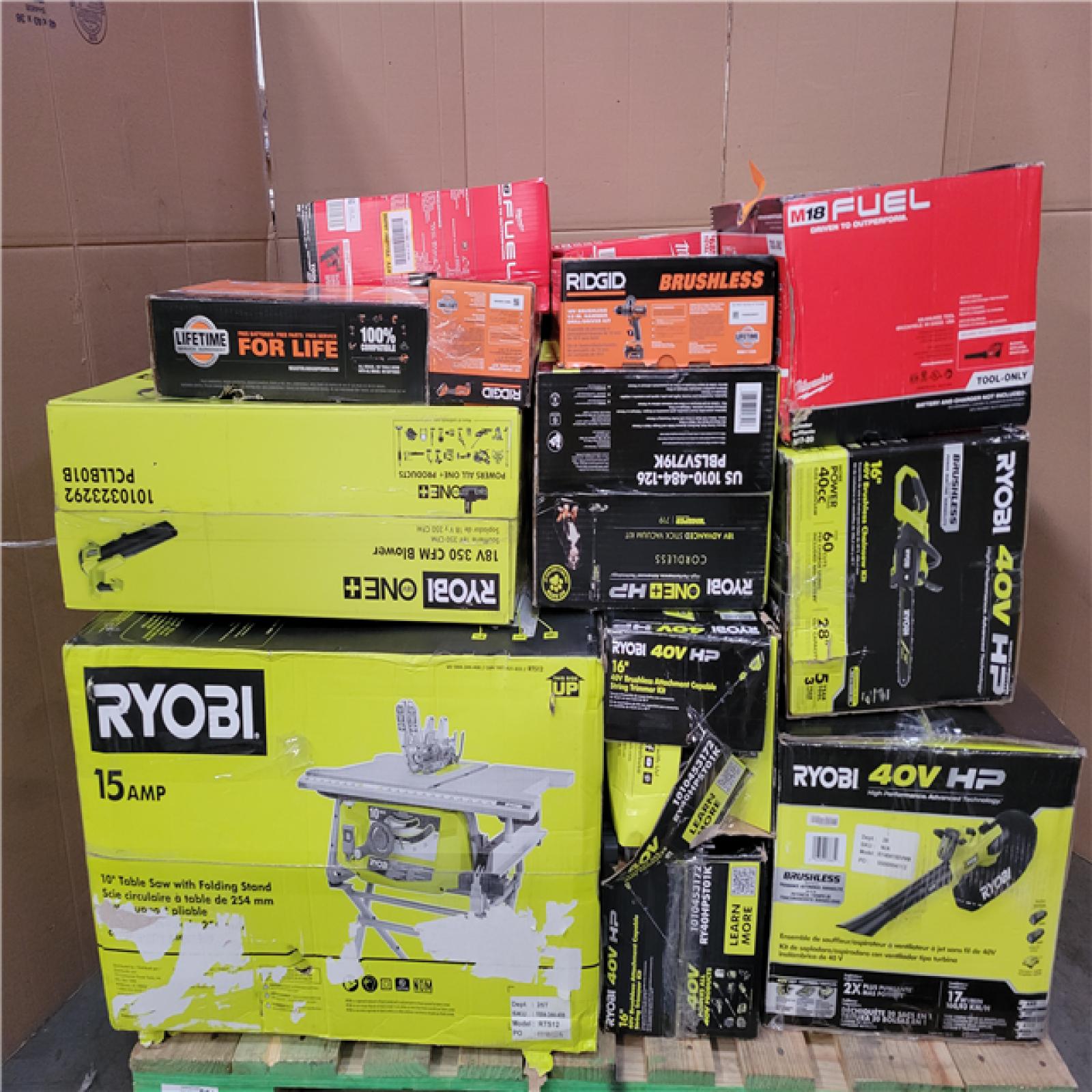 CALIFORNIA AS-IS TOOL PALLET