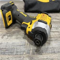 AS-IS DEWALT ATOMIC 20V MAX Lithium-Ion Cordless 1/4 in. Brushless Impact Driver Kit