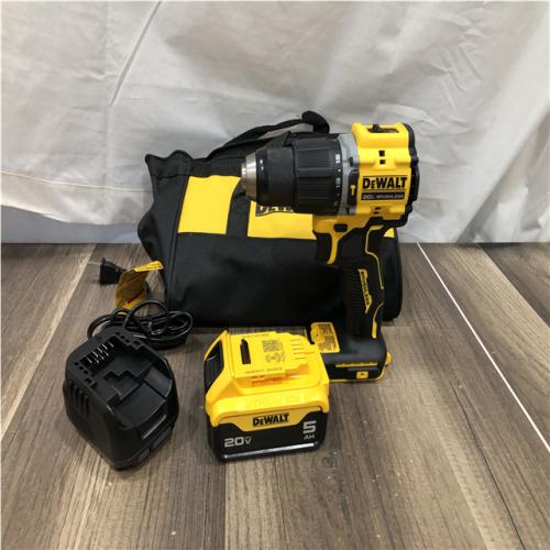 AS-IS DEWALT ATOMIC 20V Lithium-Ion Cordless 1/2 in. Hammer Drill Kit