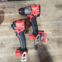 HOUSTON LOCATION - AS-IS (APPEARS LIKE NEW) MILWAUKEE FUEL 18V Lithium-Ion Brushless Cordless Hammer Drill and Impact Driver Combo Kit