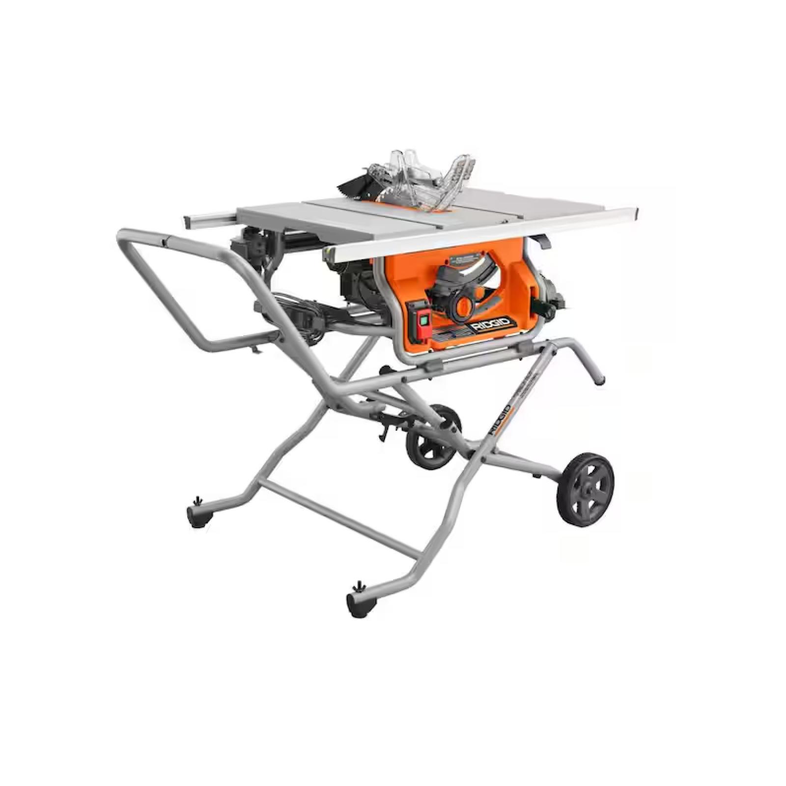 DALLAS LOCATION - RIDGID 15 Amp 10 in. Portable Corded Pro Jobsite Table Saw with Stand