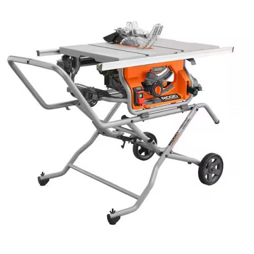 DALLAS LOCATION - RIDGID 15 Amp 10 in. Portable Corded Pro Jobsite Table Saw with Stand
