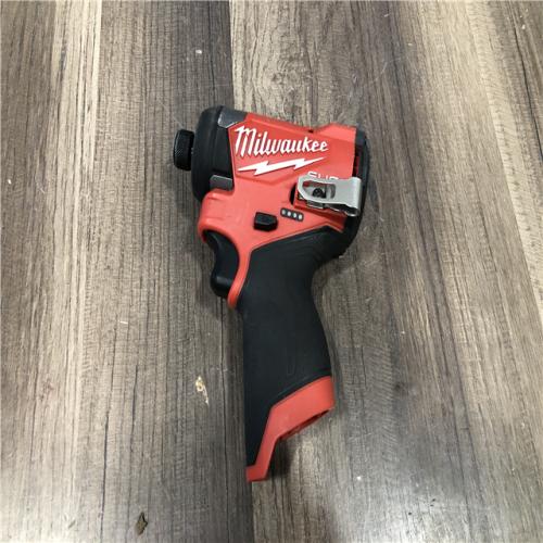AS-IS Milwaukee FUEL 12V Lithium-Ion Brushless Cordless 1/4 in. Hex Impact Driver (Tool-Only)