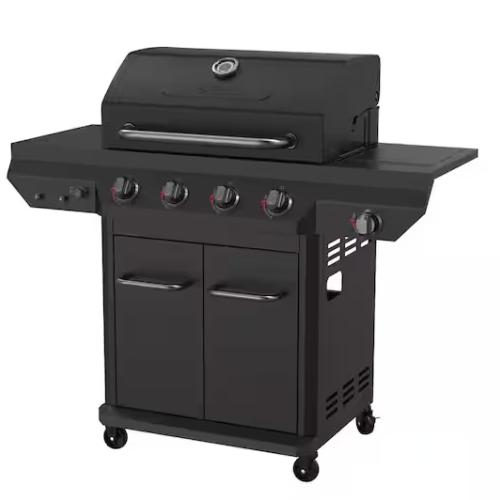 DALLAS LOCATION - Nexgrill 4 Burner with Side Burner Propane Gas Grill in Black