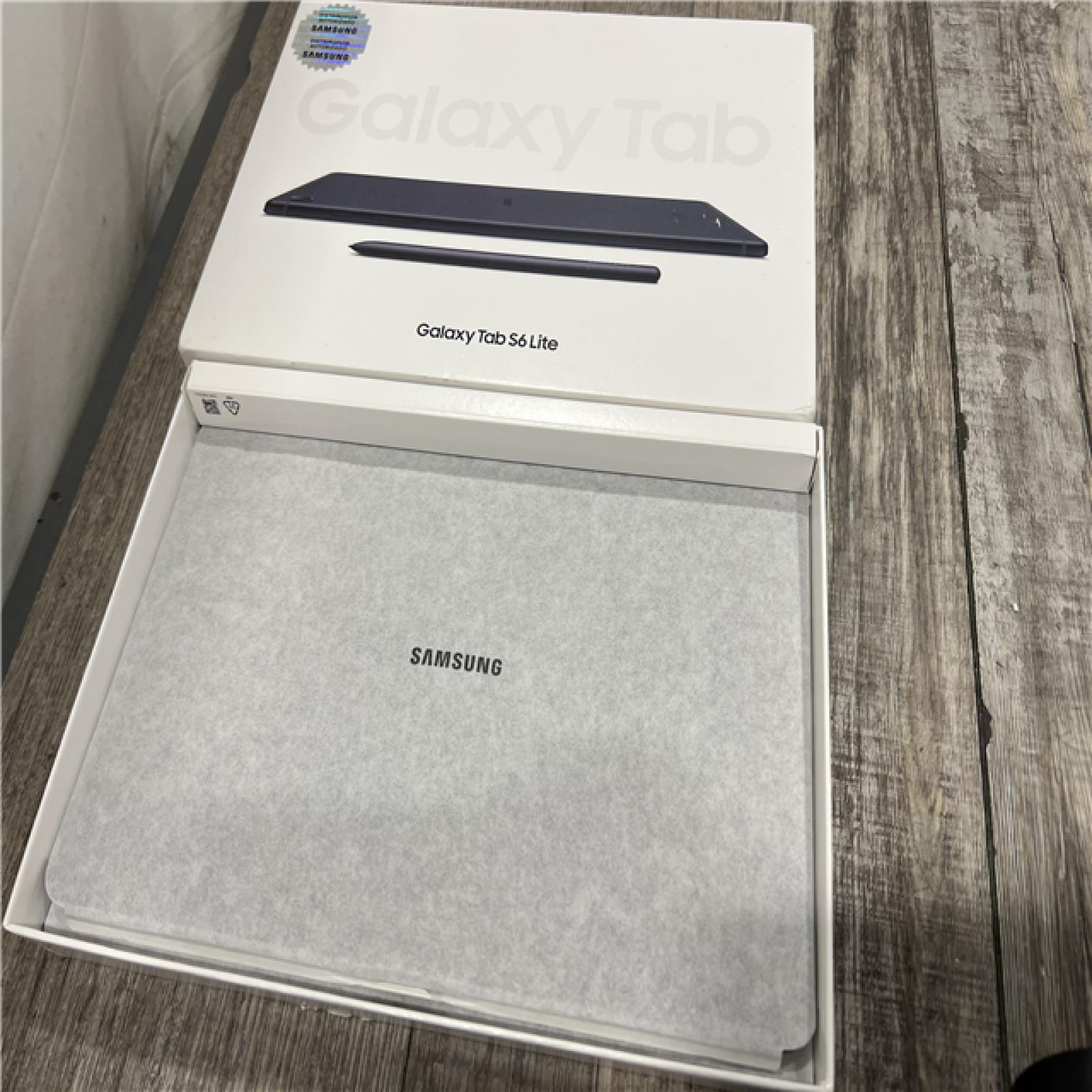 AS-IS SAMSUNG Galaxy Tab S6 Lite - Gray 10.4 64GB WiFi Android Tablet W/S Pen  Dual Speakers  8MP+5MP - SM-P620NZAEXAC (Renewed)