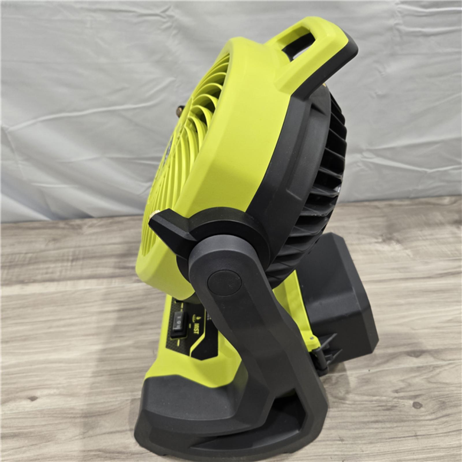 LIKE NEW! - RYOBI ONE+ 18V Cordless Bucket Top Misting Fan Kit
