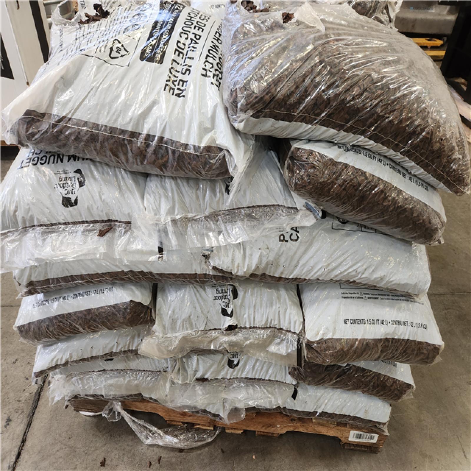 Phoenix AS-IS IMC Outdoor Loving Brown Rubber Playground and Landscape Mulch   37 Bags
