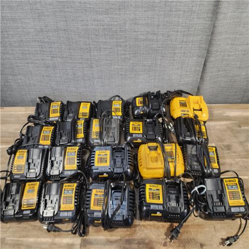 HOUSTON LOCATION - AS-IS DEWALT BATTERY CHARGER PACK QTY - 20