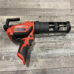AS-IS Milwaukee 12V Lithium-Ion Cordless 10 oz. Adhesive and Caulk Gun (Tool-Only)