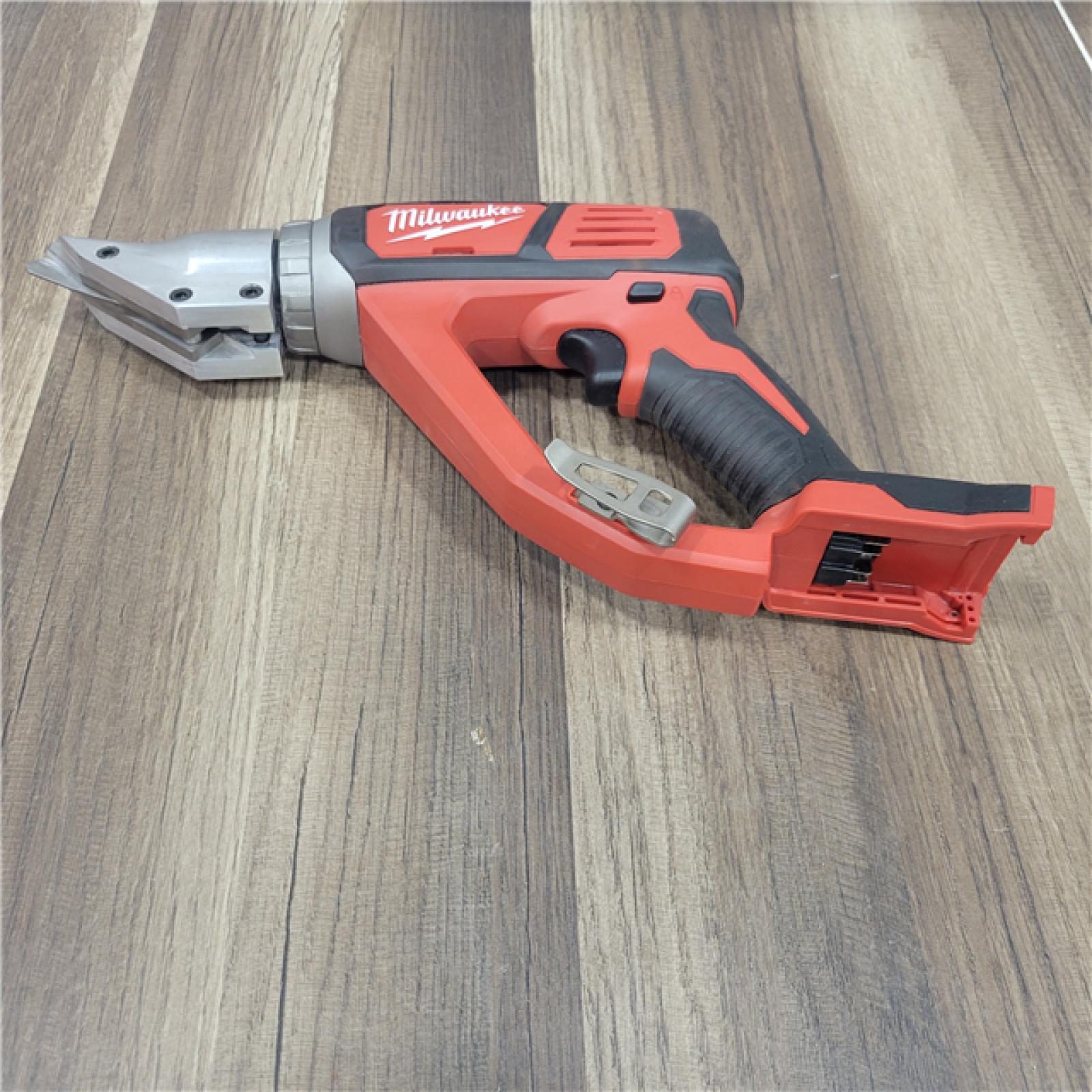 AS-IS Milwaukee M18 18-volt Lithium-ion Cordless 18-gauge Double Cut Metal Shear  Bare Tool