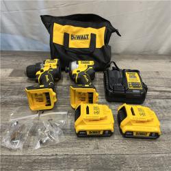 AS-IS DEWALT ATOMIC 20-Volt MAX Lithium-Ion Cordless Combo Kit