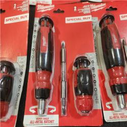 Phoenix 6 NEW Milwaukee 14-In-1 Ratcheting Multi-Bit and 8-In-1 Ratcheting Compact Multi-bit Screwdriver Set (2-Piece)