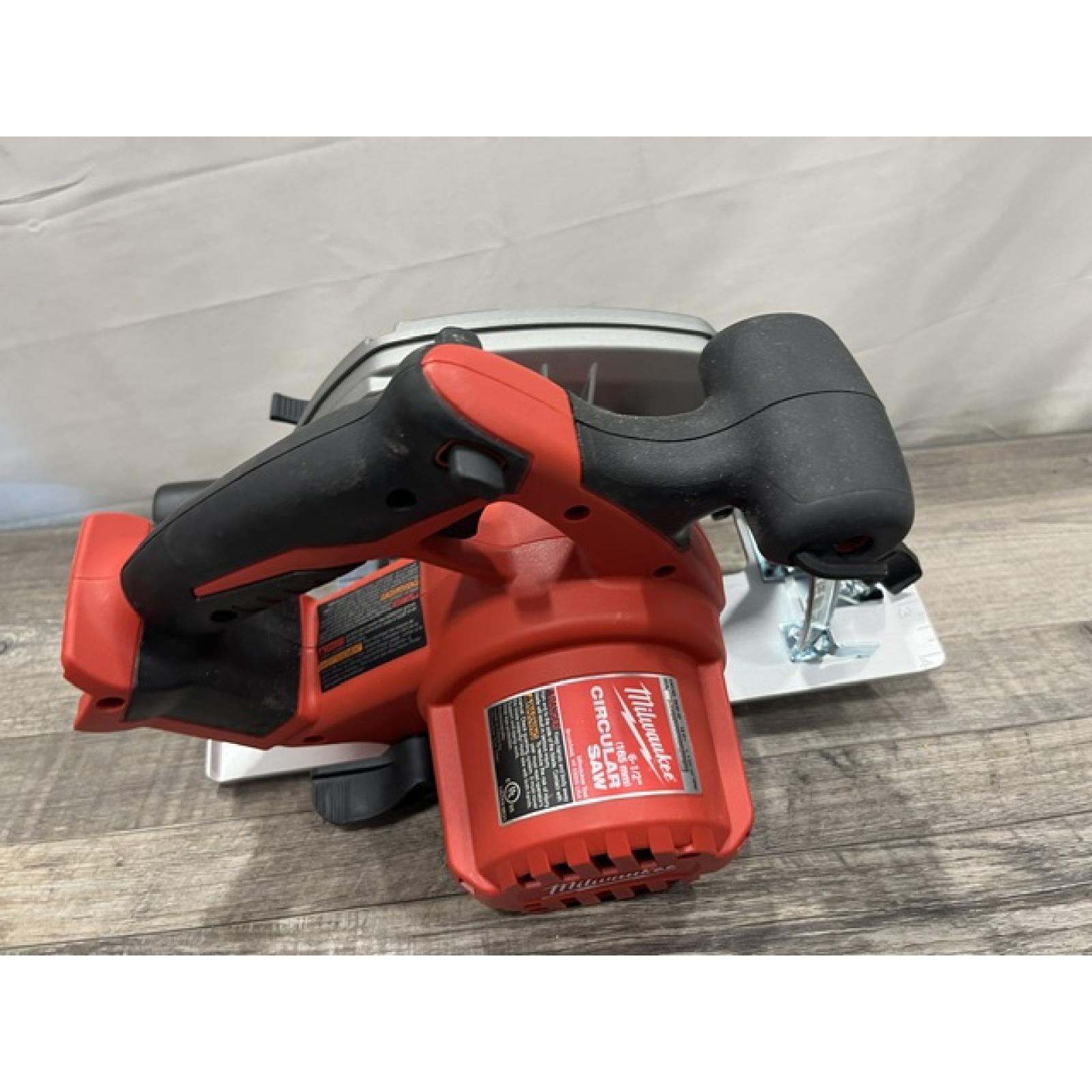 AS-IS Milwaukee 18V Lithium-Ion Cordless 6-1/2 in. Circular Saw (Tool-Only)