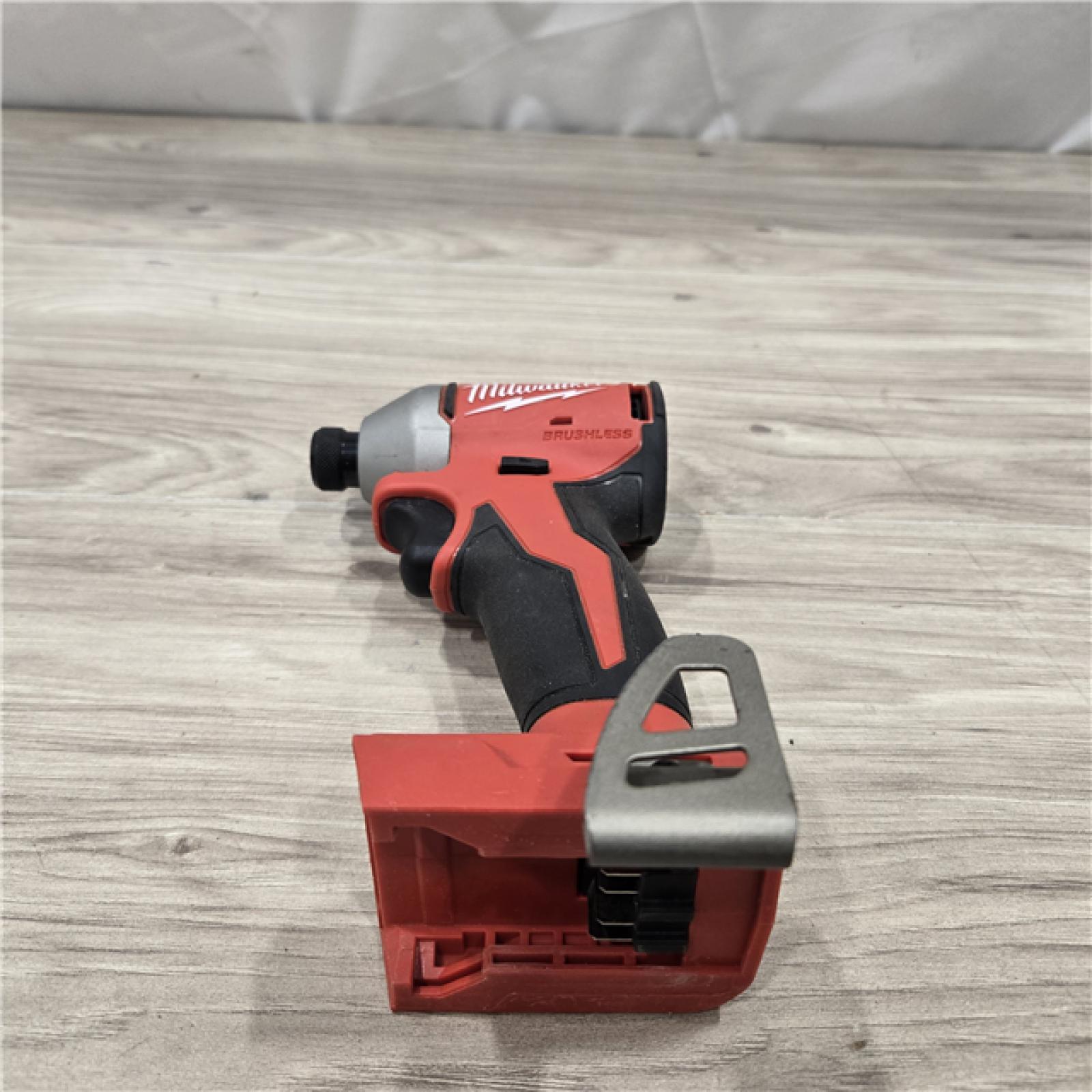 AS-IS Milwaukee M18 Compact Brushless 1/4  Hex Impact Driver Kit