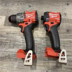 AS-IS Milwaukee FUEL 18V Lithium-Ion Brushless Cordless Hammer Drill and Impact Driver Combo Kit