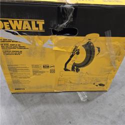 AS-IS DEWALT 15 Amp Corded 10 in. Compound Single Bevel Miter Saw