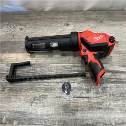 AS-IS Milwaukee 12V Lithium-Ion Cordless 10 oz. Adhesive and Caulk Gun (Tool-Only)