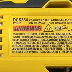 AS-IS DEWALT ATOMIC 20V MAX Cordless Brushless Oscillating Multi Tool Kit