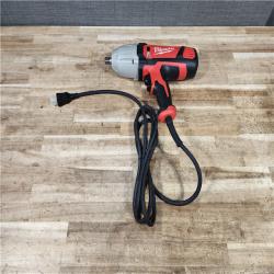 HOUSTON LOCATION - AS - IS Milwaukee 1/2 in. Impact Wrench with Rocker Switch and Detent Pin Socket Retention