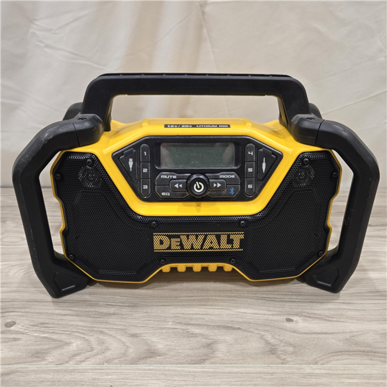 AS-IS DeWalt 20V MAX Compact Cordless Bluetooth Radio (Tool Only)