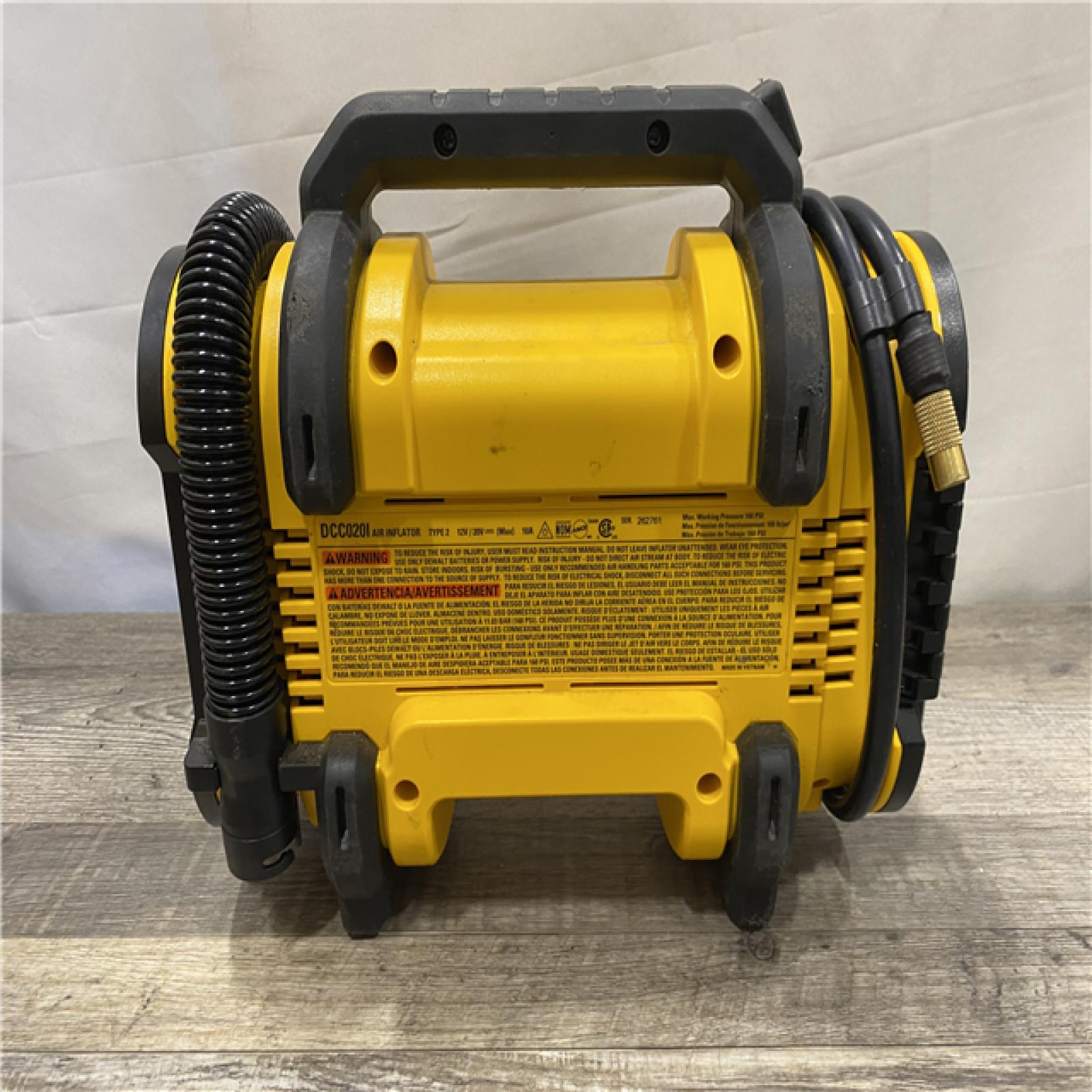 AS-IS DEWALT 20V MAX Cordless Electric Portable Inflator (Tool Only)