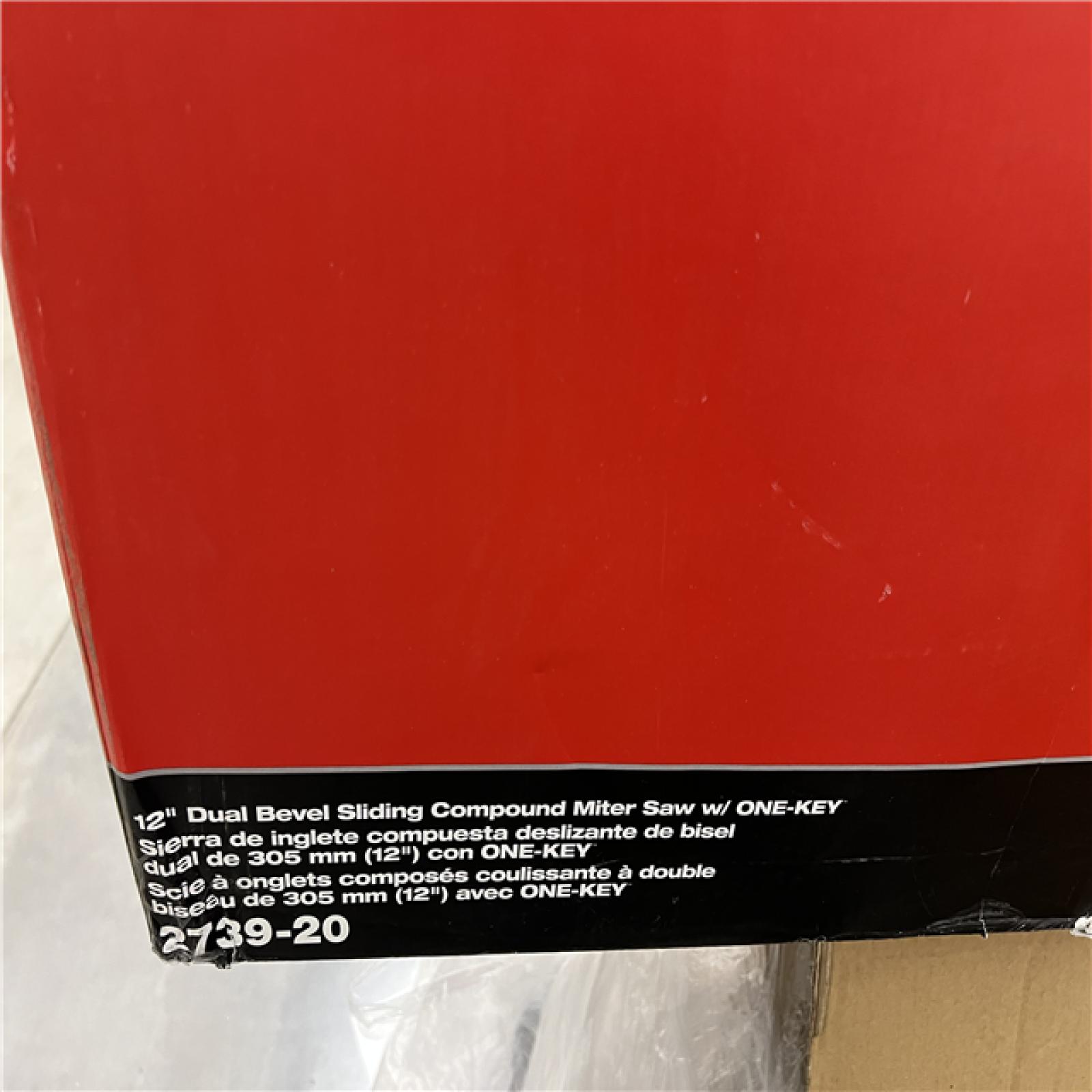 LIKE NEW Milwaukee M18 FUEL 18V Lithium-Ion Brushless Cordless 12 in. Dual Bevel Sliding Compound Miter Saw (Tool-Only)