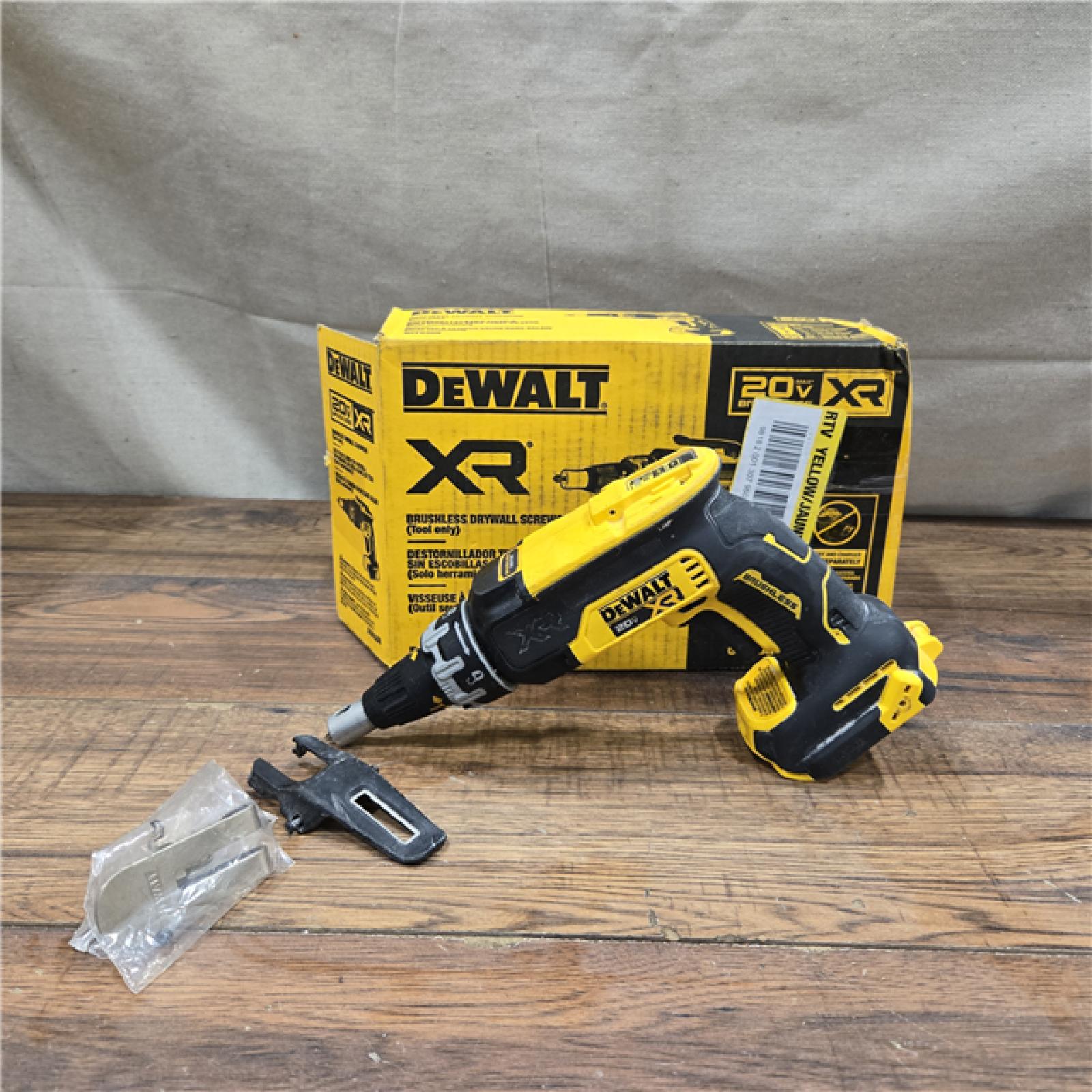 AS-IS DeWalt 20V MAX XR Brushless Cordless Drywall Screw Gun Tool Only