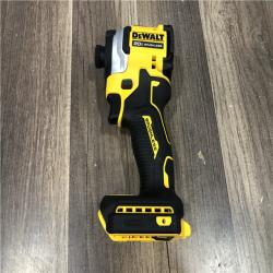 AS-IS DEWALT ATOMIC 20V MAX Cordless Brushless Compact 1/4 in. Impact Driver (Tool Only)