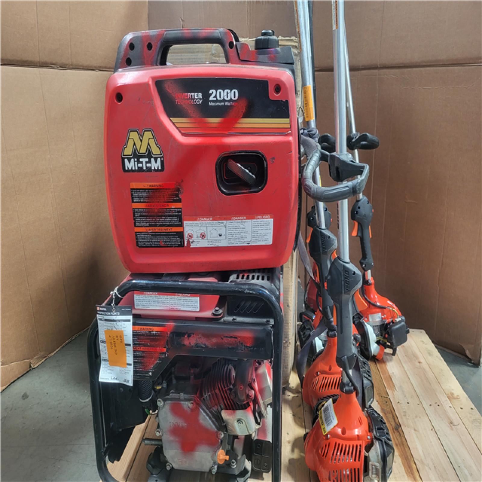 CALIFORNIA AS-IS OUTDOOR POWER EQUIPMENT