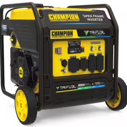 DALLAS LOCATION - NEW! CHAMPION 9000-Watt Electric Start Tri Fuel Generator  CO Shield