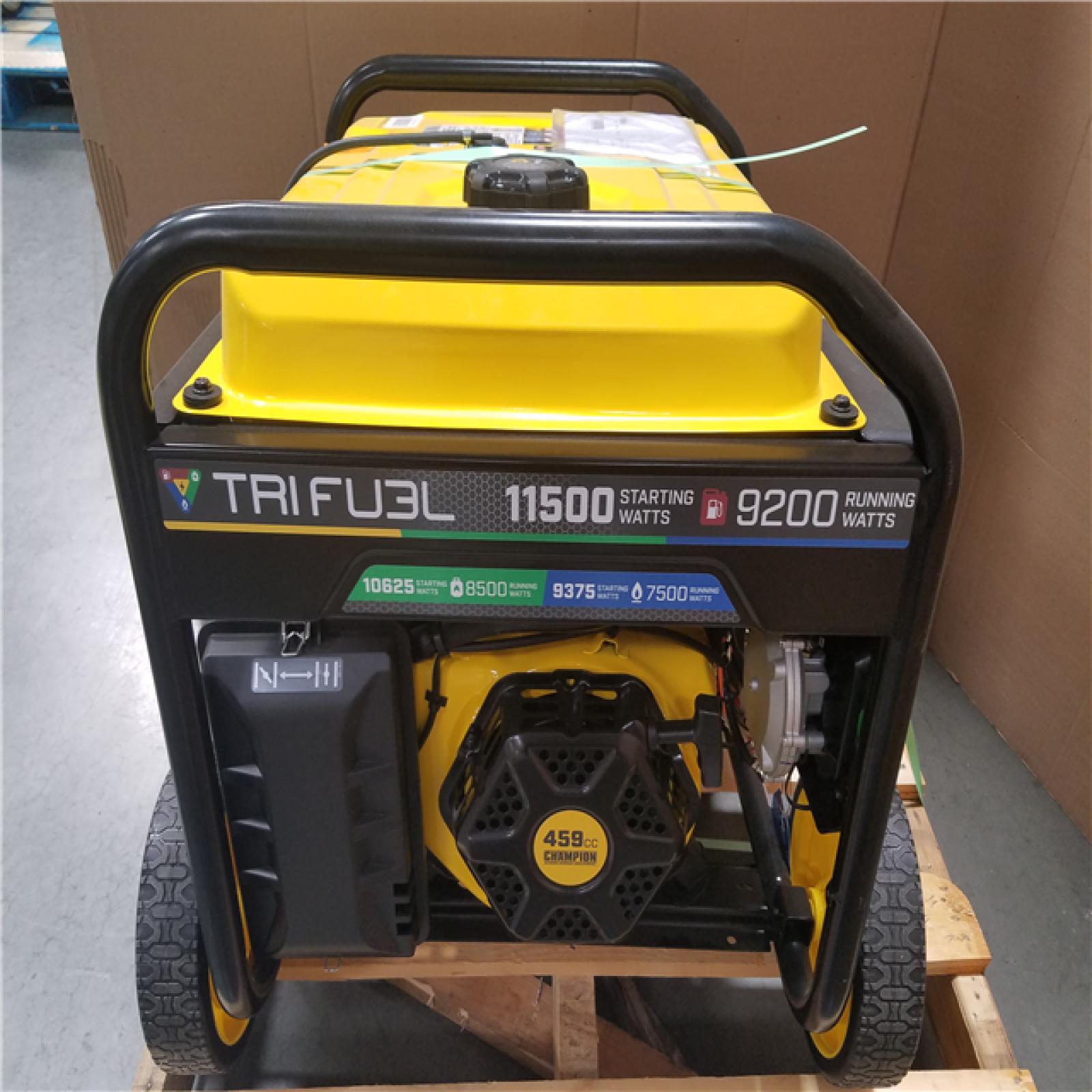 CALIFORNIA AS-IS CHAMPION TRI FUEL GENERATOR