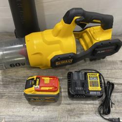 AS-IS DEWALT FLEXVOLT 60V MAX 125 MPH 600 CFM Brushless Cordless Battery Powered Blower Kit