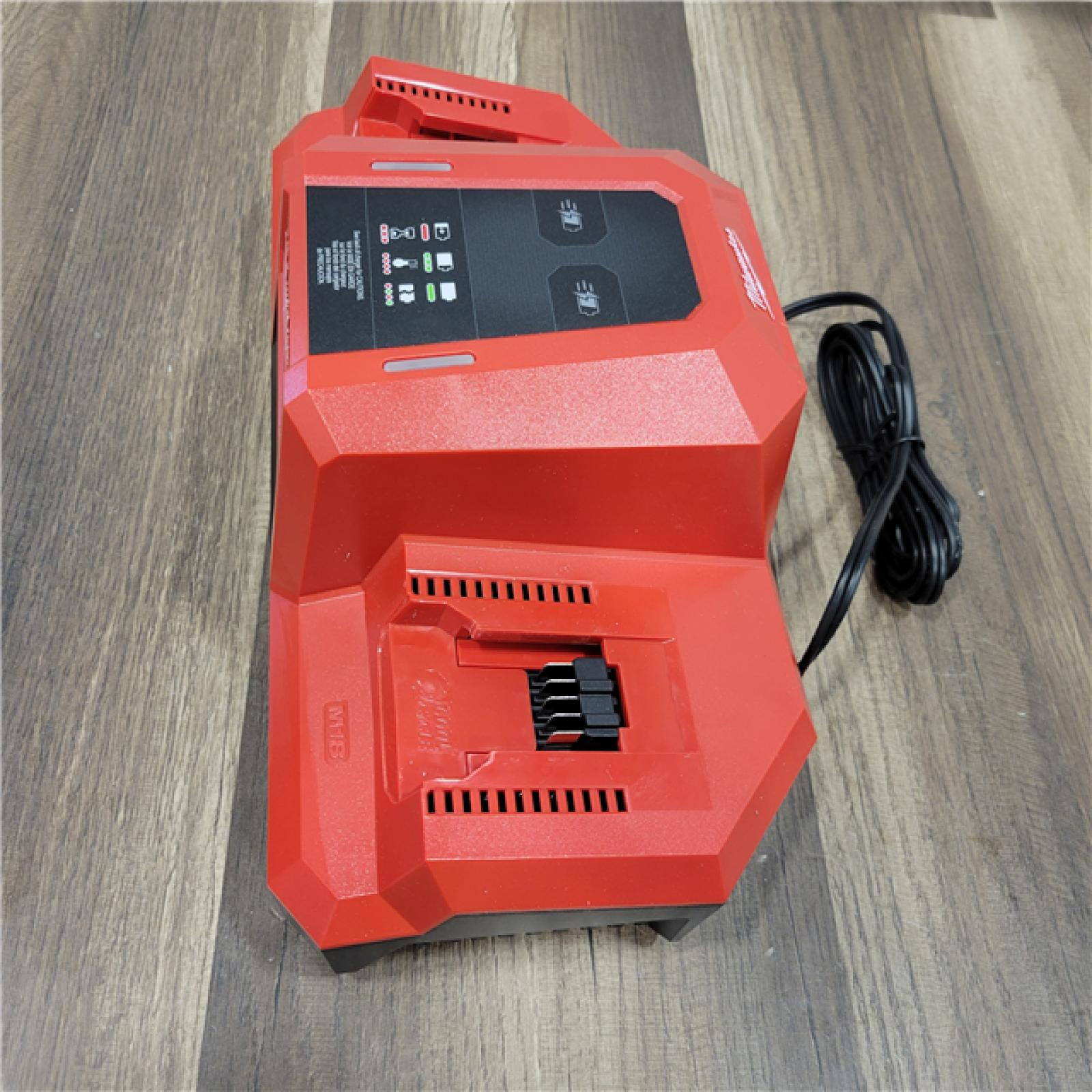 AS-IS Milwaukee 48-59-1815 M18 18V Dual Bay Simultaneous Super Charger