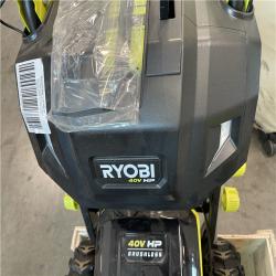 California AS-IS Ryobi Snow Blower 40V HP Brushless, Includes (4) 6Ah Batteries & (2) Chargers