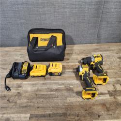 HOUSTON LOCATION - AS-IS DEWALT 2 TOOL COMBO KIT W/ (2) BATTERY & CHARGER