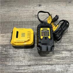 AS-IS DEWALT 20V MAX XR POWERSTACK Lithium-Ion Battery Starter Kit with 1.7Ah Battery and Charger