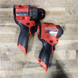 HOUSTON LOCATION - AS-IS Milwaukee 3497-22 12V Brushless Hammer Drill and Impact Driver Combo Kit