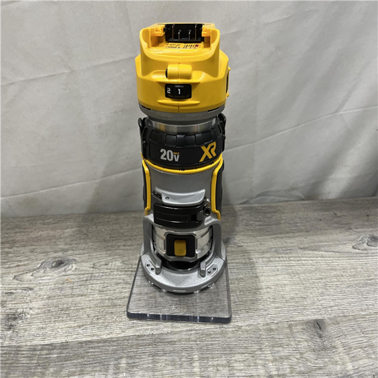 AS-IS DEWALT 20V MAX XR Cordless Brushless Fixed Base Compact Router (Tool Only)