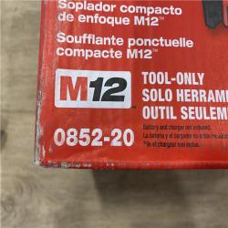 NEW! Milwaukee 12V Lithium-Ion Cordless Compact Spot Blower (Tool-Only)