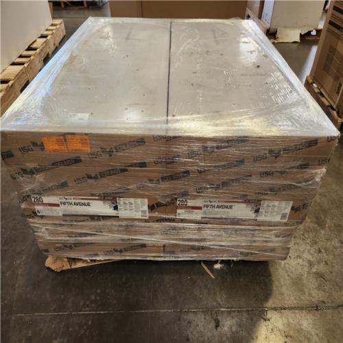 Phoenix USG Ceilings 2 ft. x 4 ft. Fifth Avenue White Square Edge Lay-In Ceiling Tile  Case of 10 (80 sq. ft.)