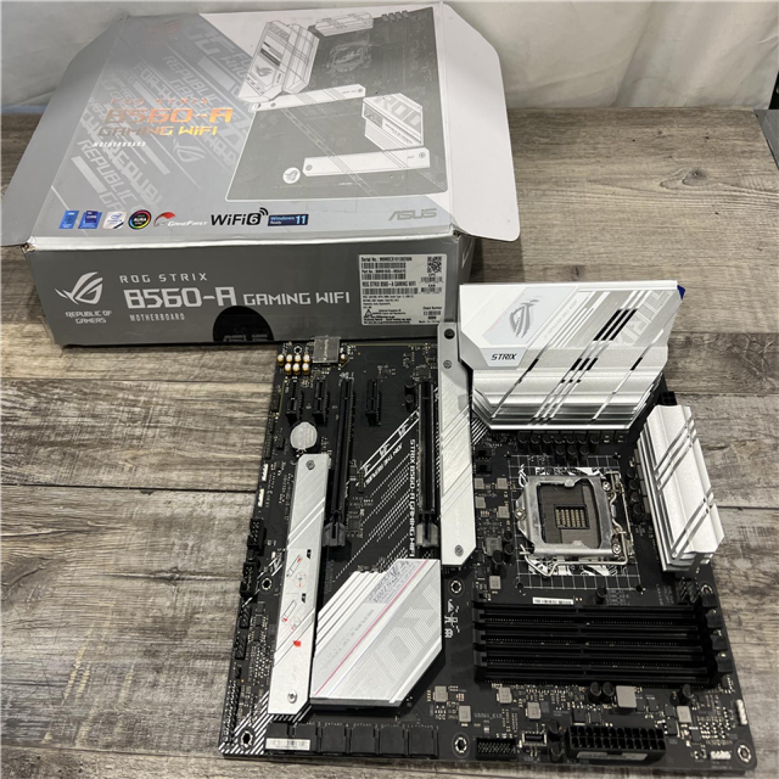 AS-IS ASUS ROG STRIX B560-A GAMING WIFI LGA 1200 (Intel 11th/10th Gen) ATX motherboard
