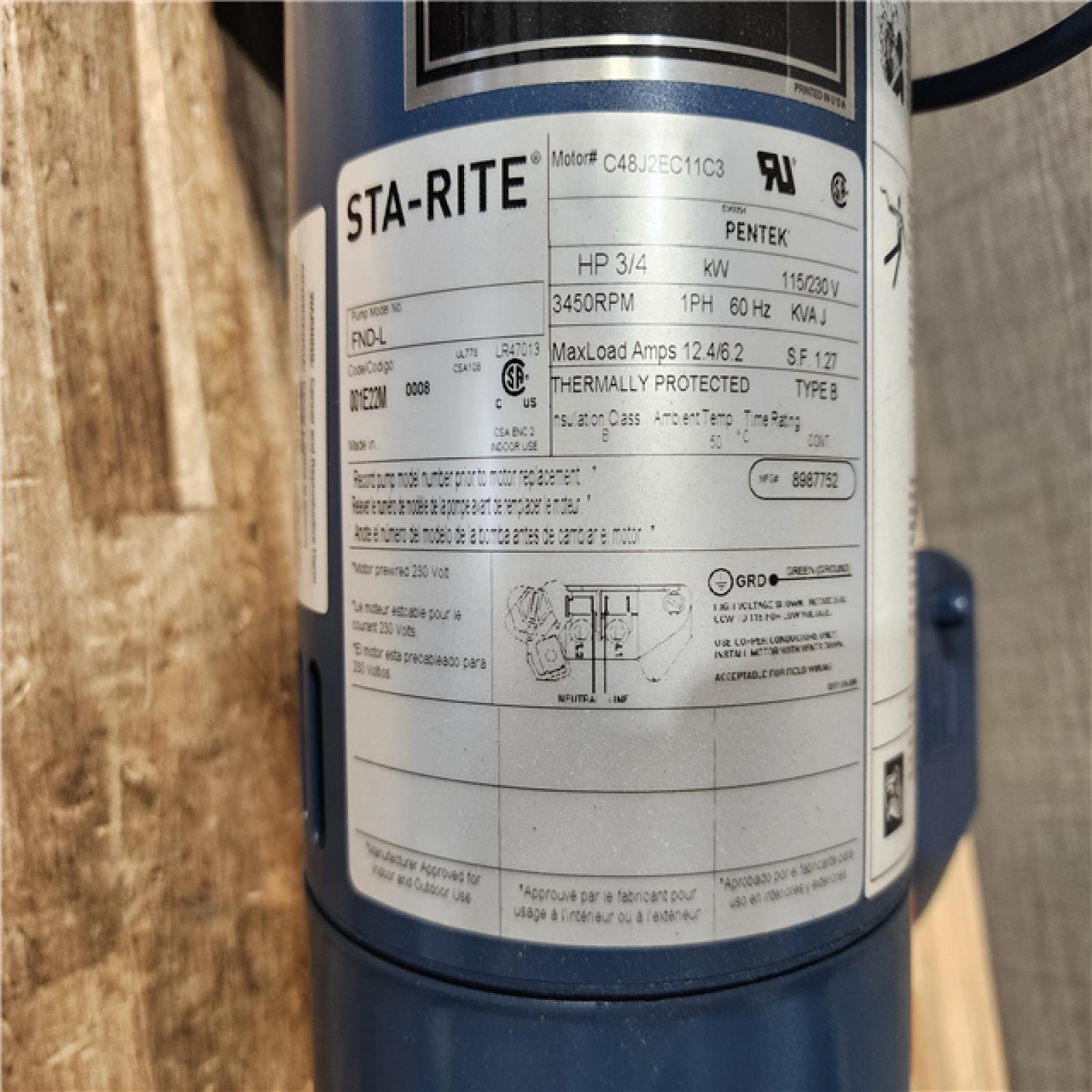 HOUSTON LOCATION - AS - IS STA-RITE SHALLOW WELL JET PUMP