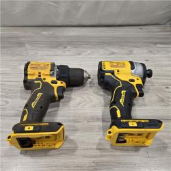 AS-IS Dewalt DCK225D2 20V MAX ATOMIC Compact Cordless Drill Driver and Impact Driver Combo Kit