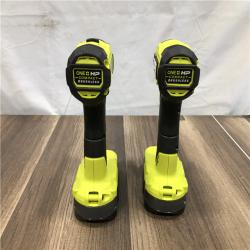 AS-IS RYOBI ONE+ HP 18V Brushless Cordless Compact 1/2 in. Drill and Impact Driver Kit